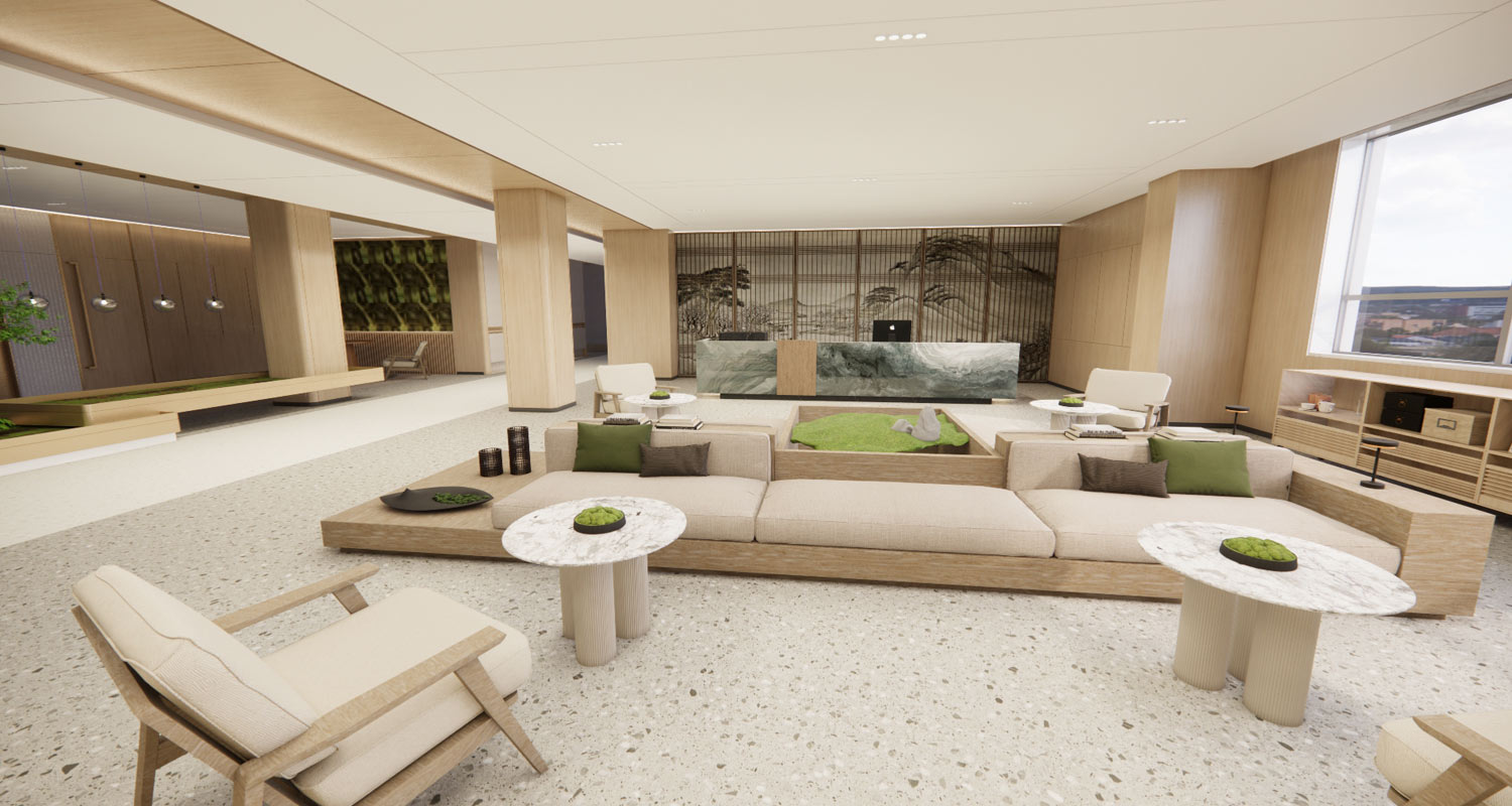 Напольное покрытие ElegantStone LVT для домов престарелых: современный и вневременной вид.