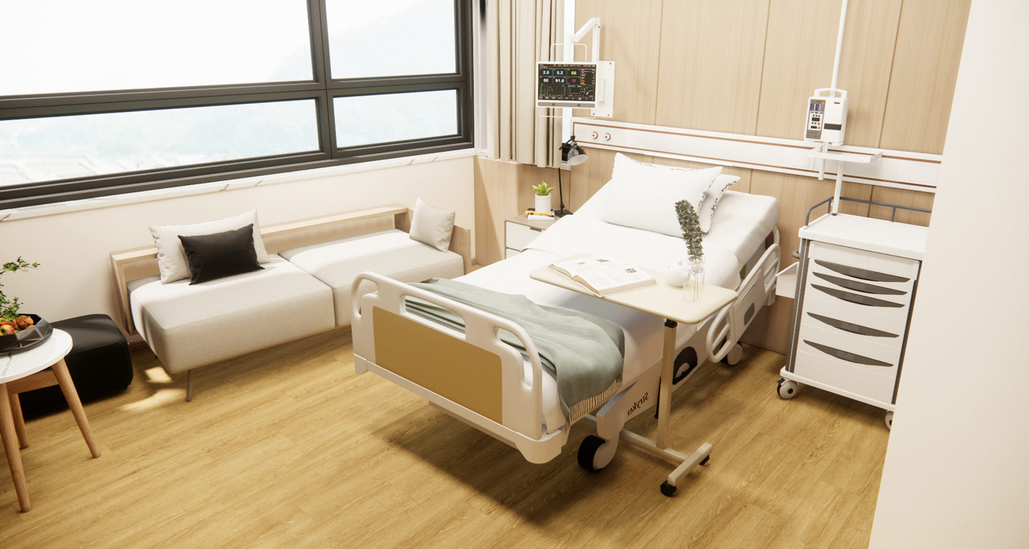 Напольное покрытие ElegantLiving LVT для домов престарелых: водонепроницаемое и не требующее сложного ухода.