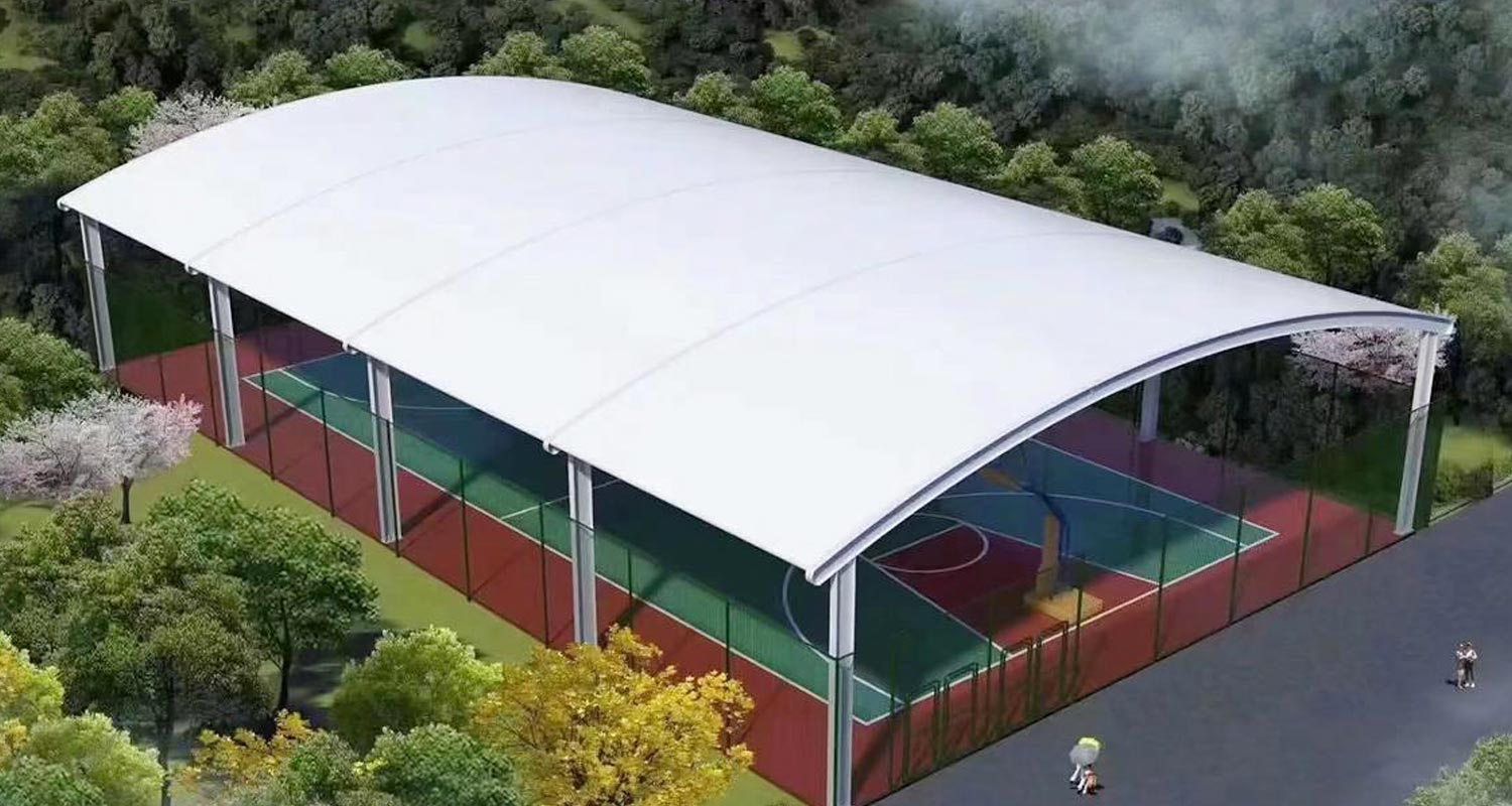 Материал для мембранной структуры из ПТФЭ, изготовленный на заказ.