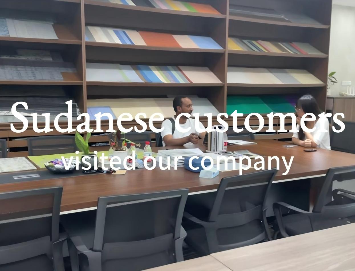 Sudanese customers visited our company